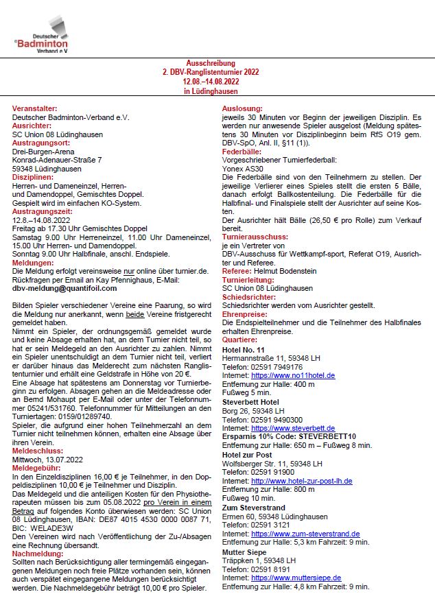 Ausschreibung 2 DBV RLT O19 Seite 1