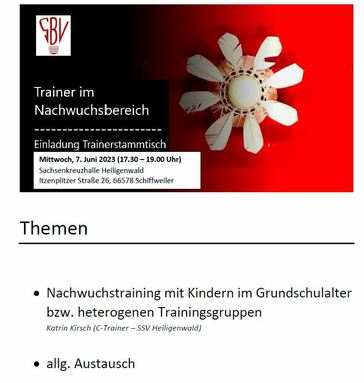 Trainerstammtisch