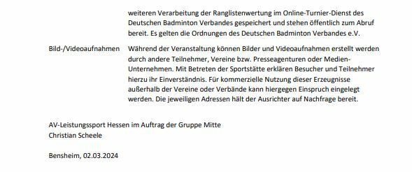 Rangliste U13 03