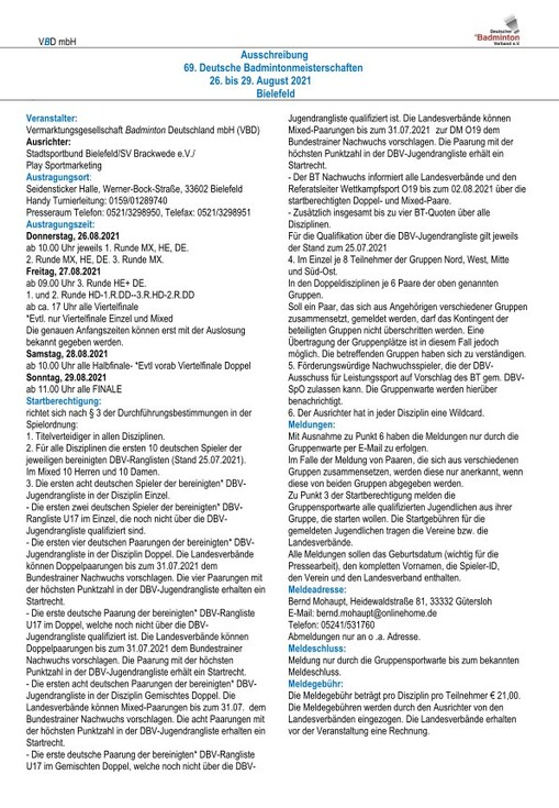 Deutsche Badmintonmeisterschaften 001